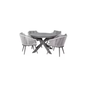ASPEN 4 Seater Round Set