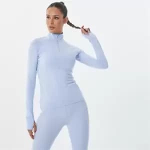 USA Pro Half Zip Funnel Neck Jacket - Blue