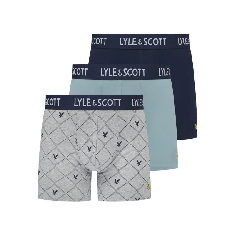 Lyle and Scott 3 Pack Trunks - Multi Multi S