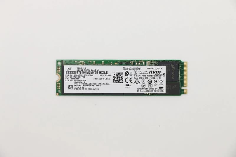 Lenovo 512G M.2 PCIe NVMe SSD