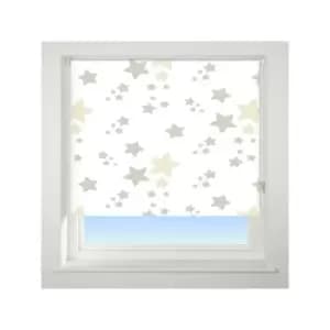 Universal - Twinkle Twinkle Patterned Thermal Blackout Roller Blind, Neutral, W180cm