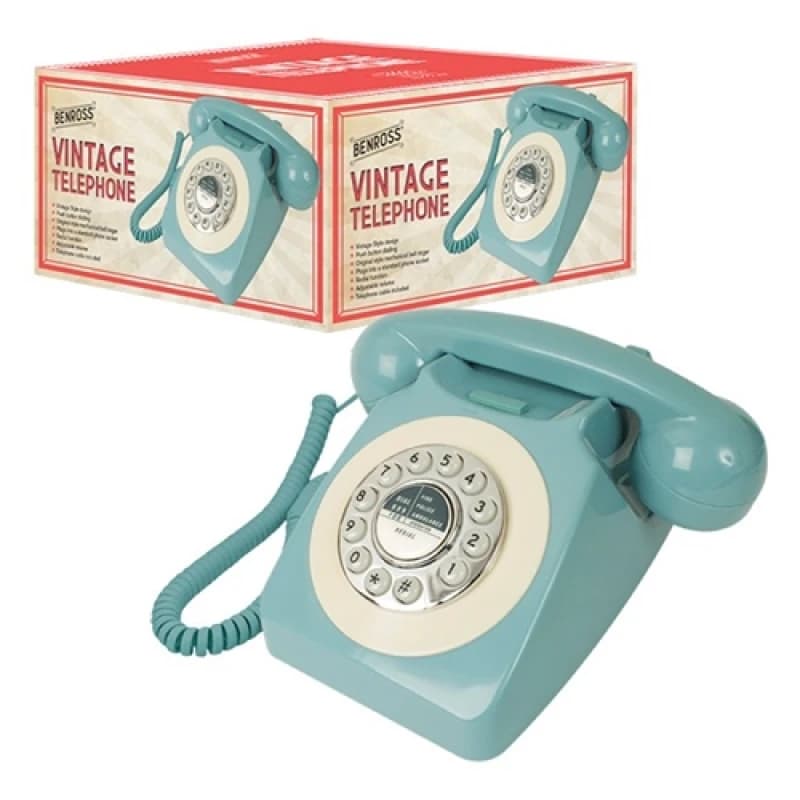 Benross Retro Blue Telephone