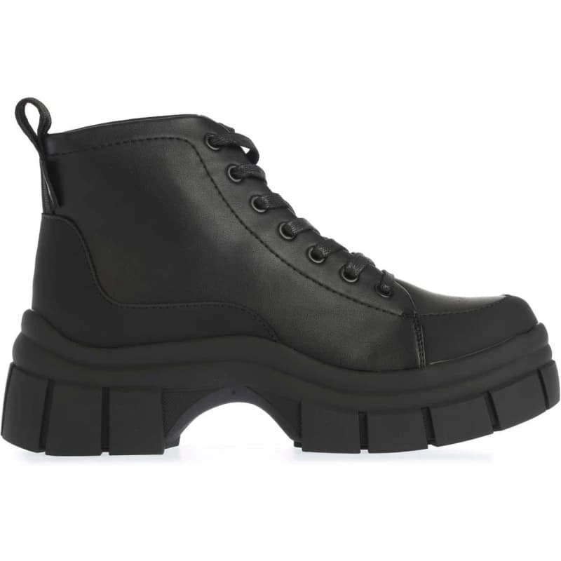 Rocket Dog Trusty Platform Lug Lace Up Boots - Black 8