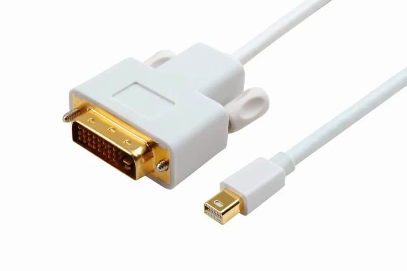 Microconnect MDPDVI2 video cable adapter 2m DVI-D mini DisplayPort Wh
