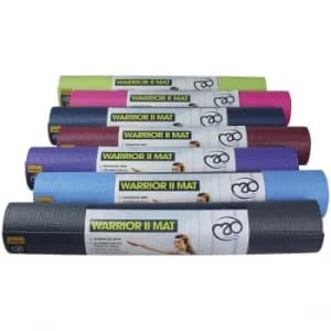 Yoga-Mad Warrior II Mat 4mm Black