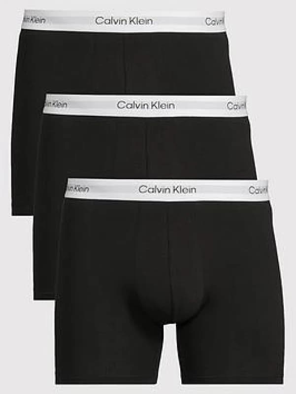 Calvin Klein 3 Pack Icon Boxer Briefs Black/White L
