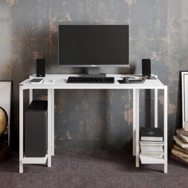 Decorotika Reader Computer Desk White