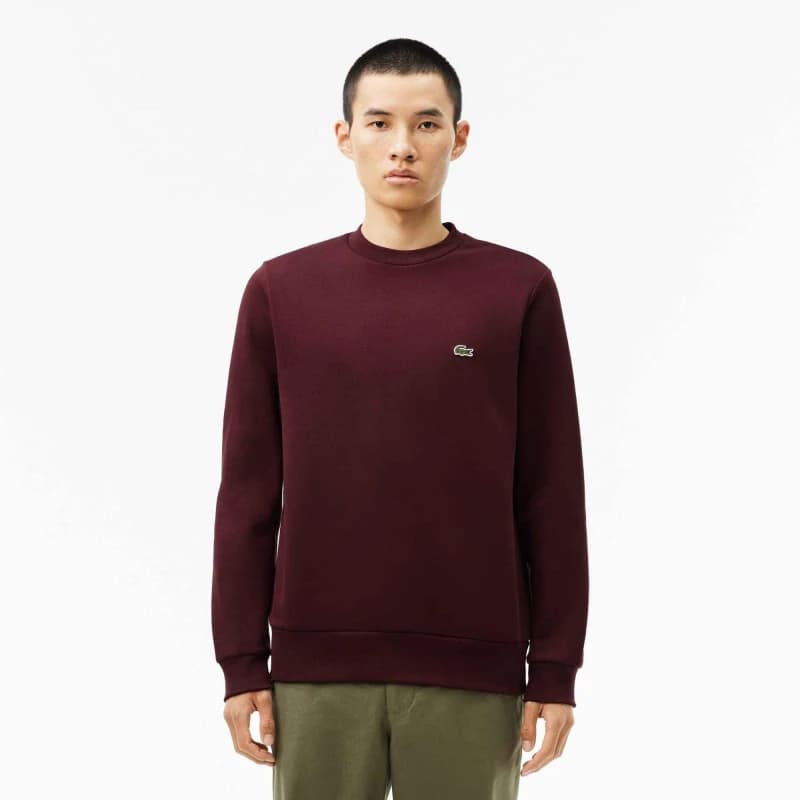 Lacoste Fleece Sweatshirt - Red Red S