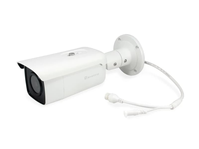 LevelOne GEMINI FIXED IP CAMERA. 6-MP. H.265. 802.3AF. POE. IR LEDS 60