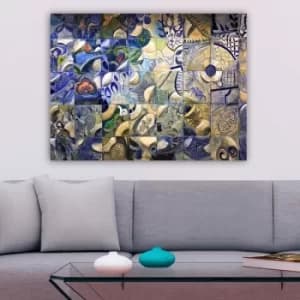 93191041_70100 Multicolor Decorative Canvas Painting