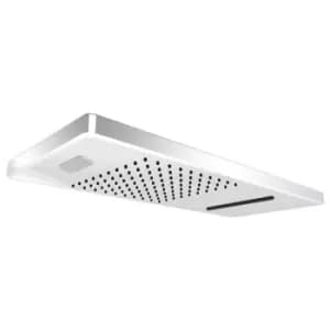 Chrome Rectangular Rainfall Shower Head