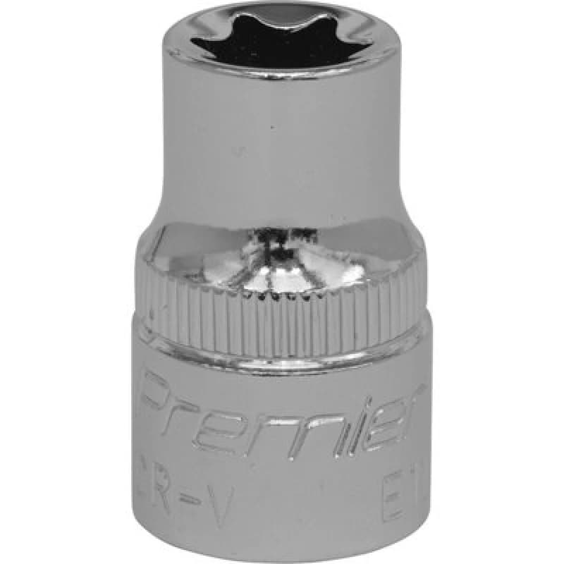 Loops E11 TRX Star Socket Bit - 3/8" Square Drive - PREMIUM Drop Forged Head Knurled Multi