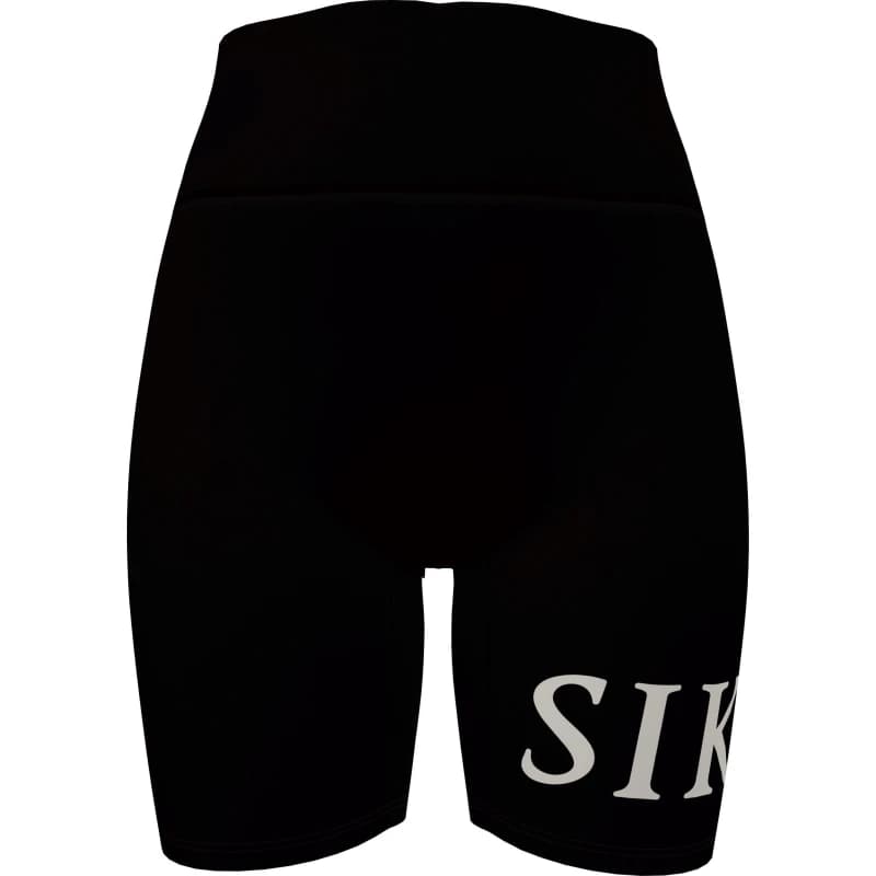 SikSilk Logo Cycle Shorts Womens - Black 4