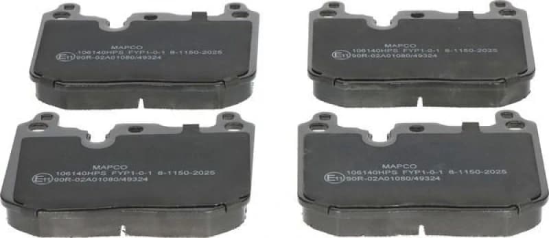 Brake pad set MAPCO 106140HPS