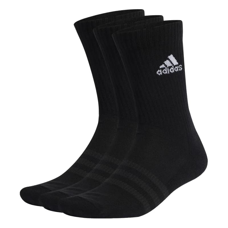 adidas CUSHIONED CREW SOCKS 3 PAIRS - Black C8 - C13