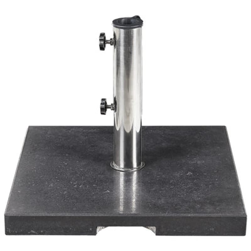 Beliani Parasol Base Ceggia Black Square 25 Kg