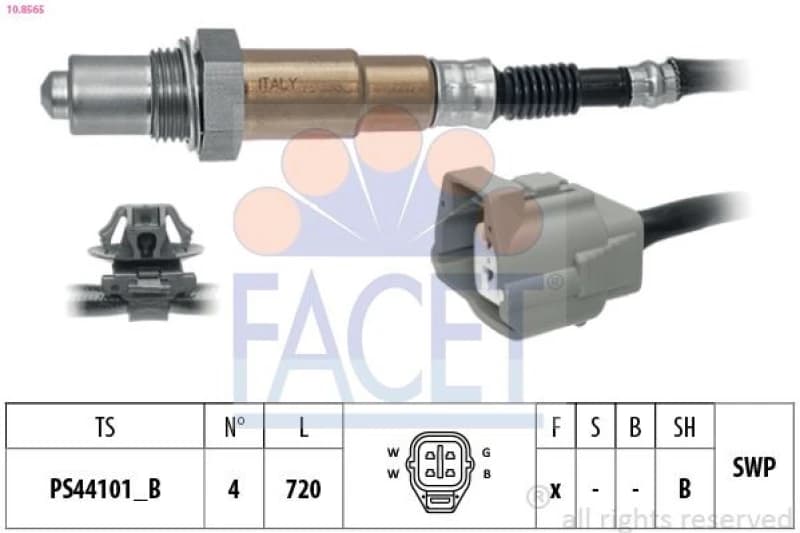 FACET Lambda sensor FACET 10.8565
