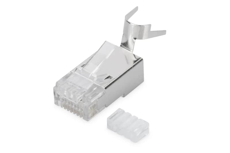 Digitus Modular Plug for Round Cable. CAT 6A. shielded. Pass through c