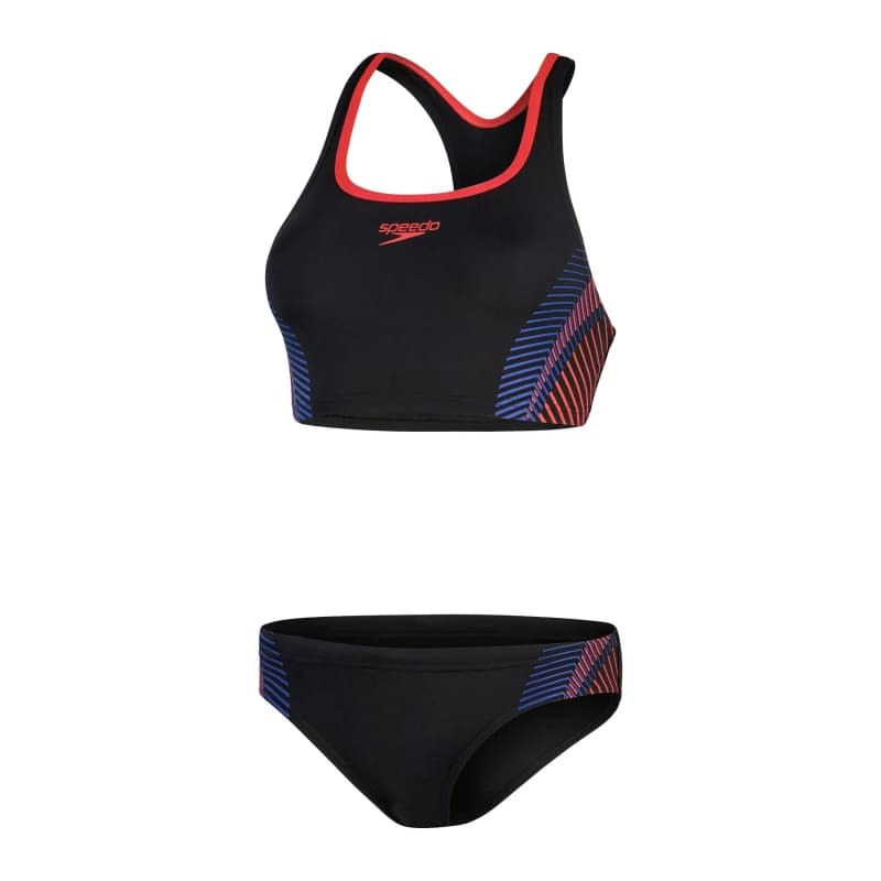 Speedo Placement Bikini 2 Piece - Black 8