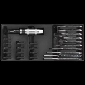 Sealey 25 Piece Punch and Impact Driver Set in Module Tray