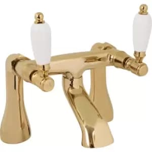 Deva Georgian Taps Bath Filler in Gold