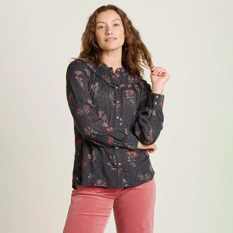 Brakeburn Bella Blouse Grey