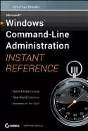 windows command line administration instant reference