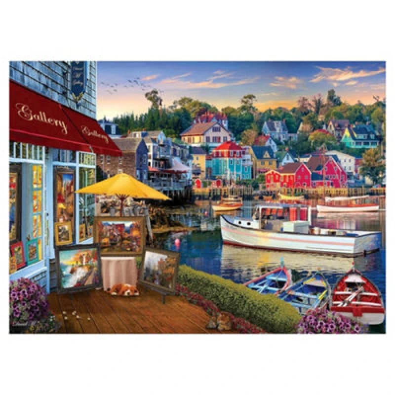 Cheatwell Games Harbor Gallery Jigsaw Puzzle 1000 Pieces Multi