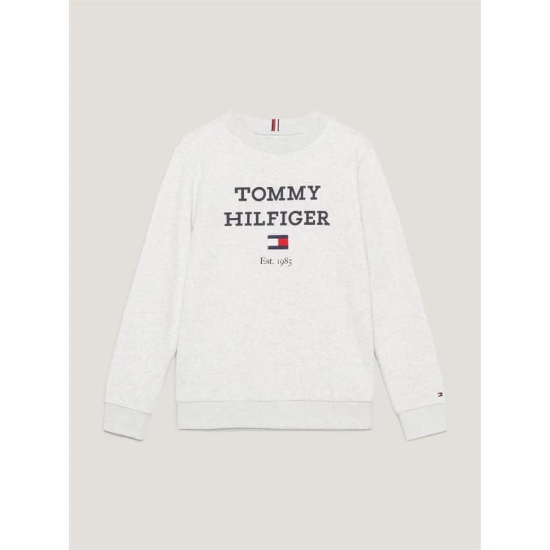 Tommy Hilfiger TH LOGO SWEATSHIRT - Grey Grey One Size