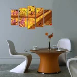 5ABSMDF-69 Multicolor Decorative MDF Painting (5 Pieces)