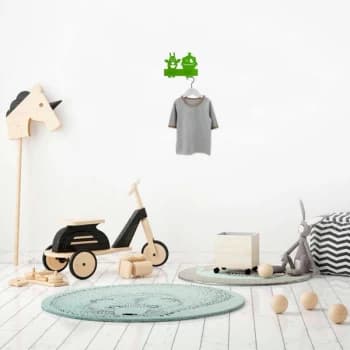 Cute Things 2 - Green Green Metal Wall Hook
