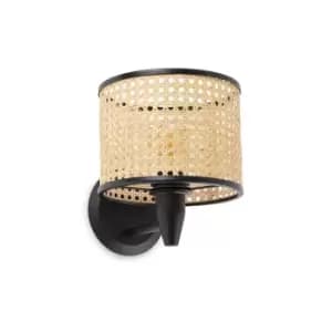 Mambo Wall Light with Shade Black, E27