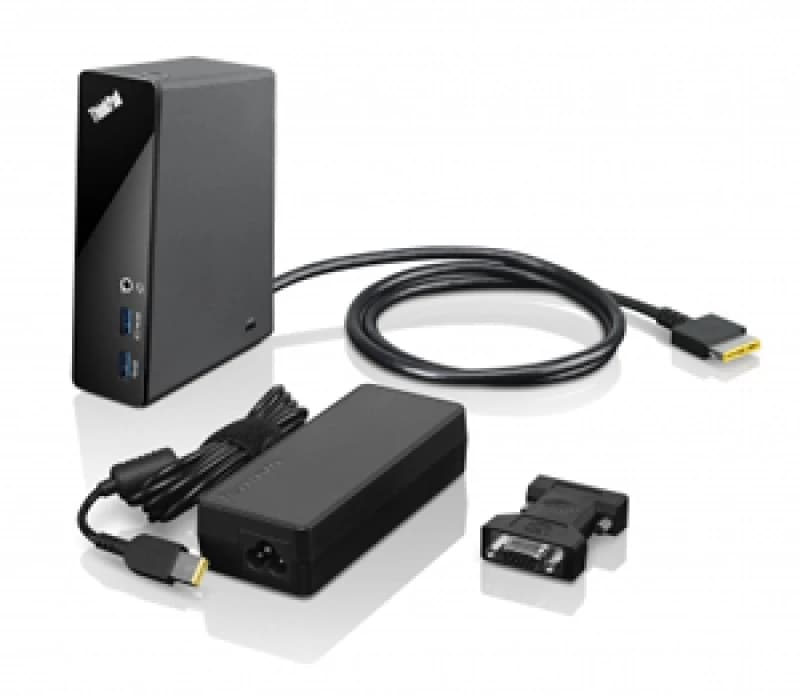 Lenovo 4X10E52940 notebook dock/port replicator Wired Black
