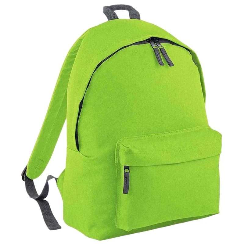 Bagbase Mens Original Plain Backpack in Lime Lime Male