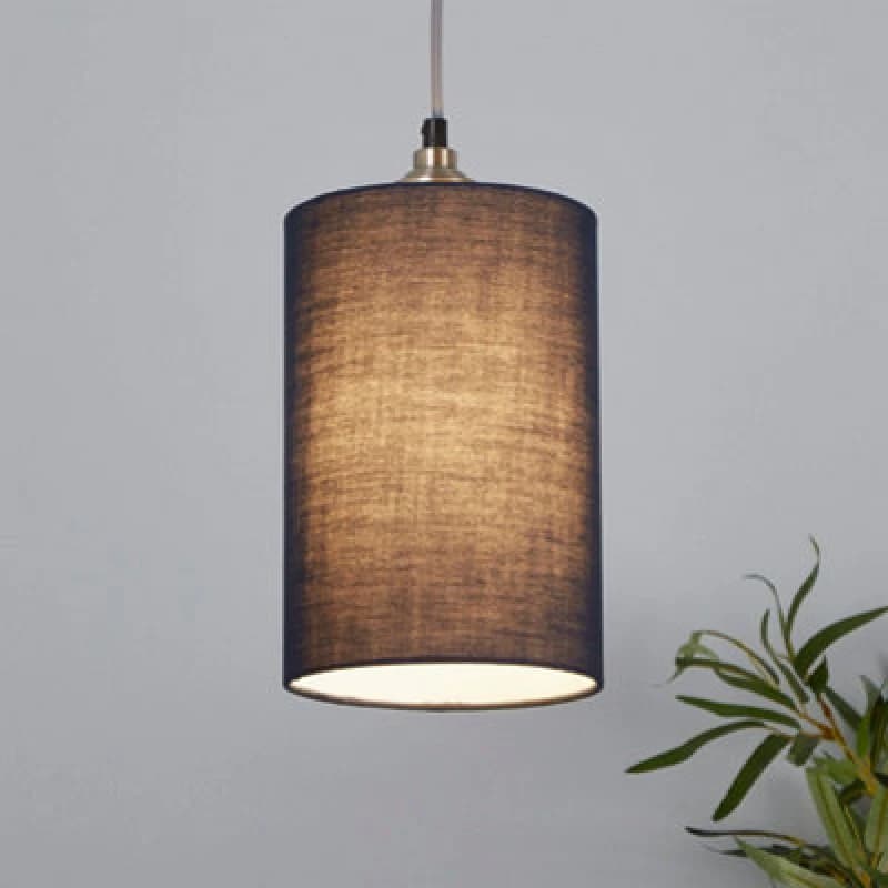 Lighting Collection Cylinder Shade Navy unisex 16cm