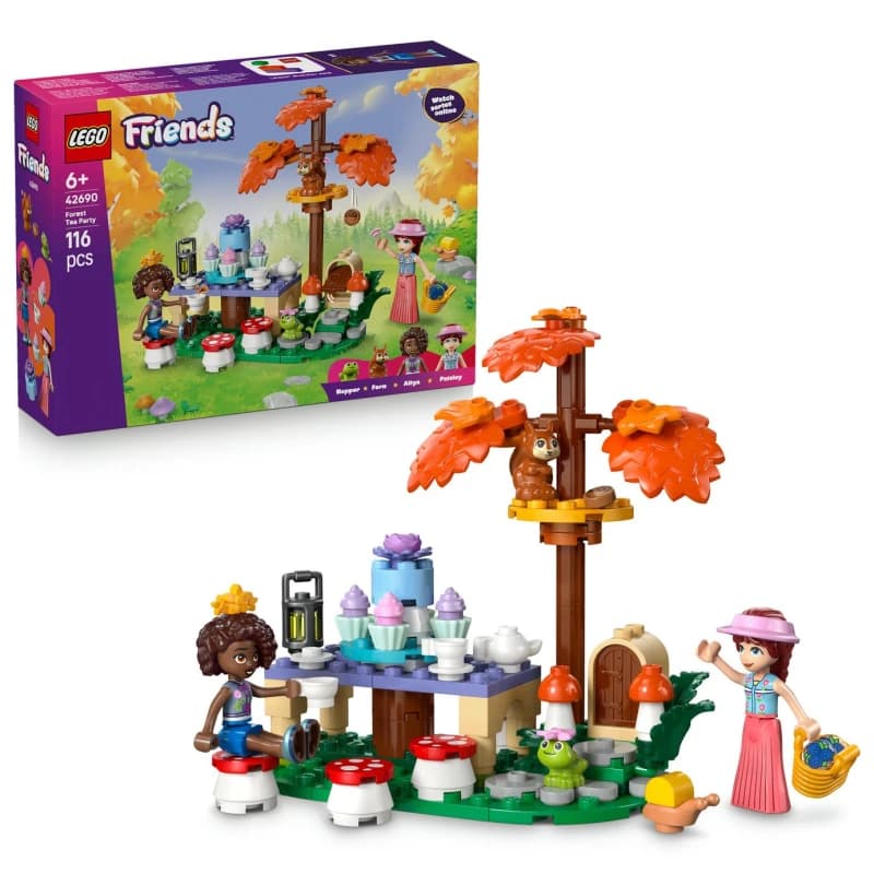 LEGO LEGO Friends Forest Tea Party with Animal Toys 42690