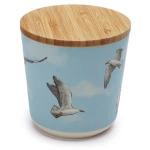 Seagull Bamboo Composite Small Round Storage Jar