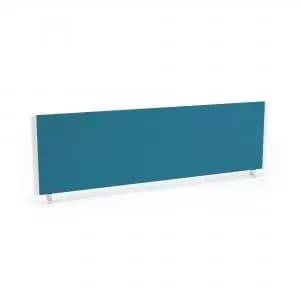 ImpulseEvolve Plus Bench Screen 1400 Bespoke Maringa Teal White Frame