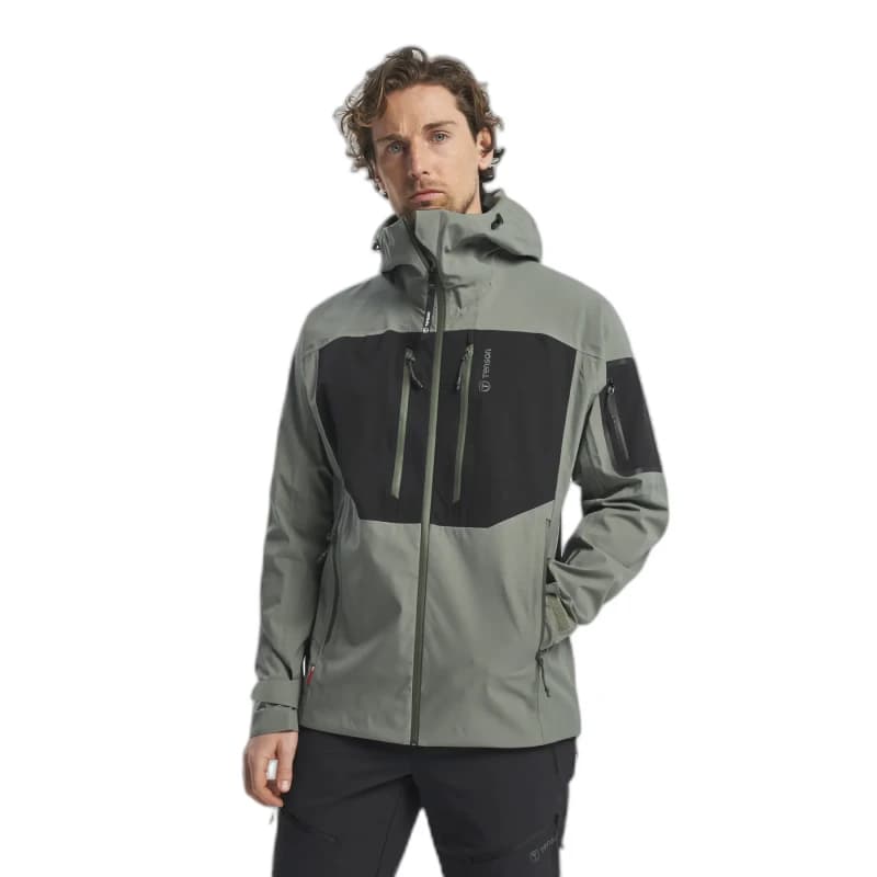 Waterproof jacket Tenson TXlite Shell Gris Male L