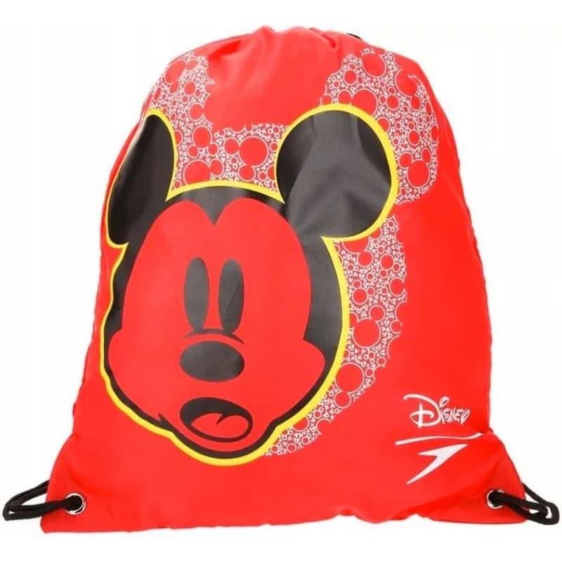 Disney Mickey Mouse Speedo Drawstring Bag Red unisex