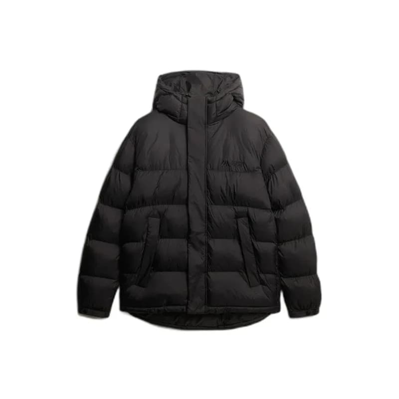 Superdry Hooded Tech Padded Jacket Black L