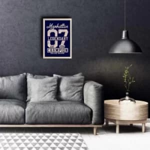 KCT-034 Multicolor Decorative Framed MDF Painting