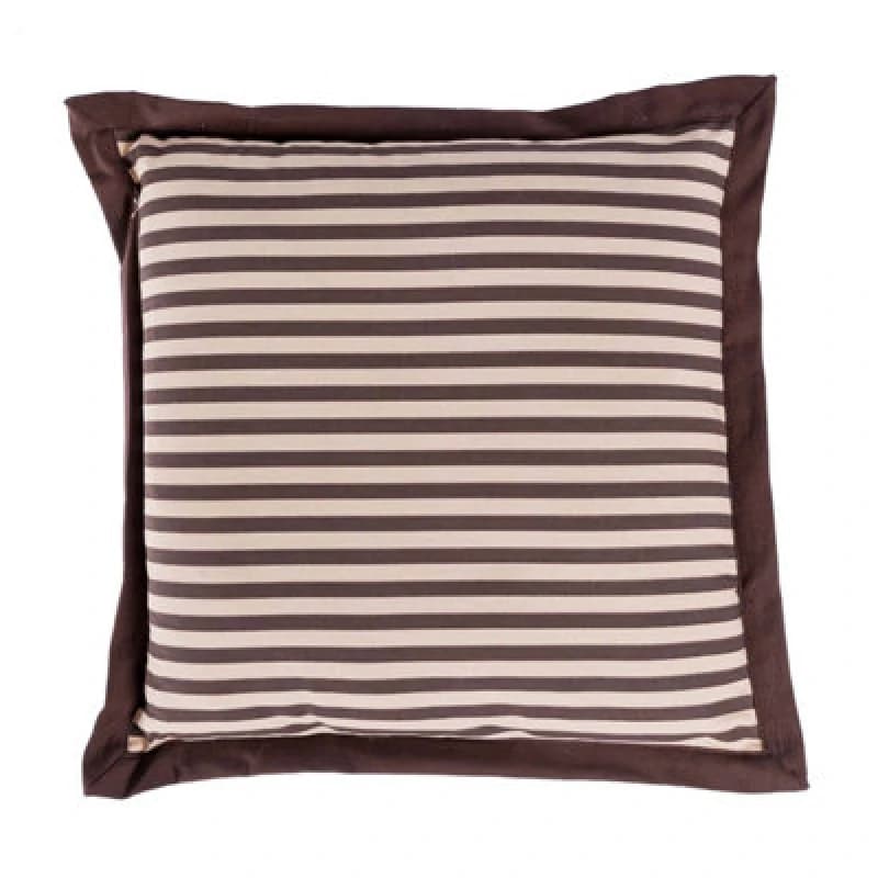 Homescapes Striped Seat Pad Brown