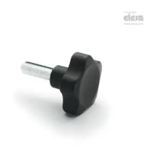 Elesa - Solid lobe knob-VC.692/40 p-M6x16