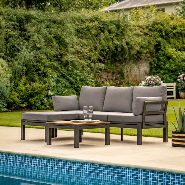 Knowlton Lounge Set Charcoal