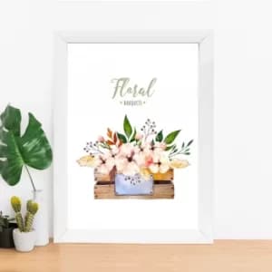 BC6632130704 Multicolor Decorative Framed MDF Painting