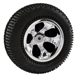 Rpm 'Bully' Chrome (5 Spoke) Front Traxxas Elect.