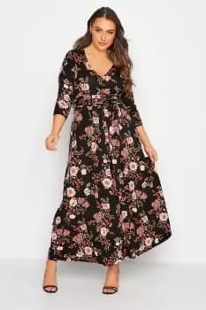 Paisley Print Wrap Dress