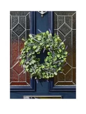 Smart Solar Lavender Wreath 40 Cm