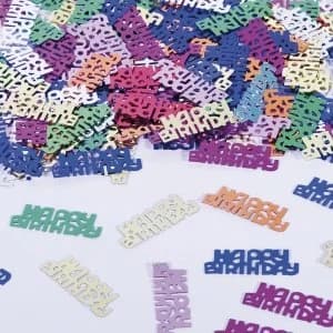 Happy Birthday Party Confetti (Multicolour)